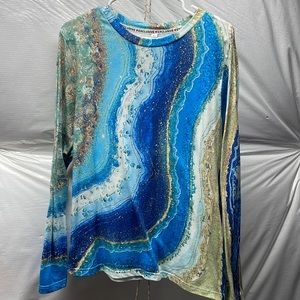 Exclusive knit long sleeve tshirt